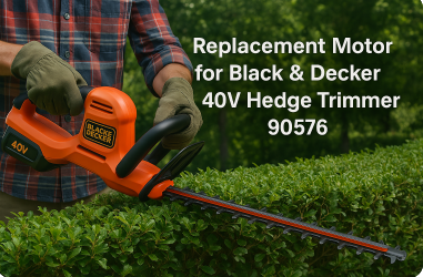 replacement motor for black decker 40 v hedge trimmer 90576